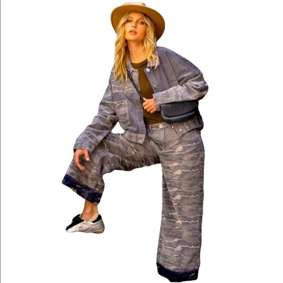 POL camouflage corduroy pants - Picture 1 of 15